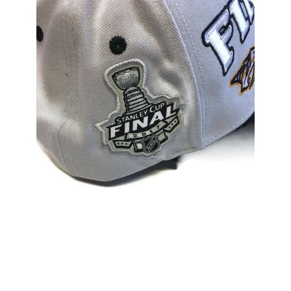 NHL 2017 Stanley Cup Final Nashville Predators vs Pittsburgh Penguins Cap Hat - Picture 5 of 10
